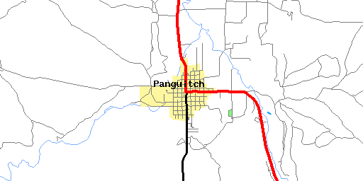 Map of Panguitch, UT