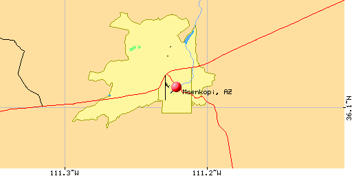 map of Moenkopi